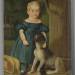 Portrait of a Young Girl With Dog